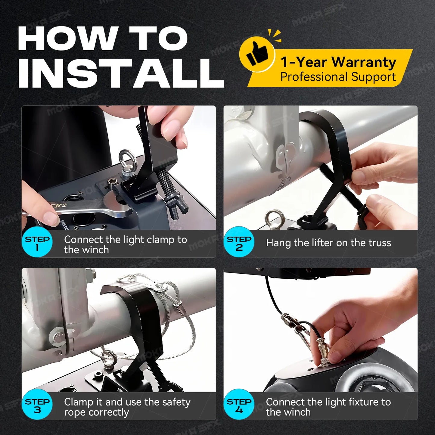 MOKA SFX MK-LB03 NEW Colorful LED Football Lift Light System