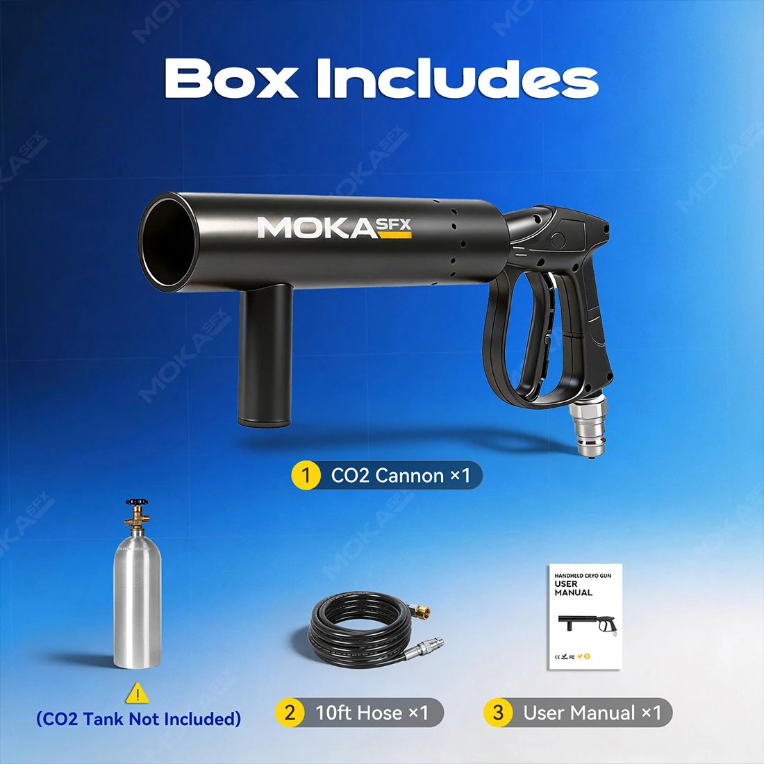 Mini Handheld CO2 Jet DJ Gun – MK-C07 | MOKA SFX – MOKA SFX