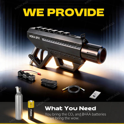MOKA SFX H-C08 Magic LED CO2 gun