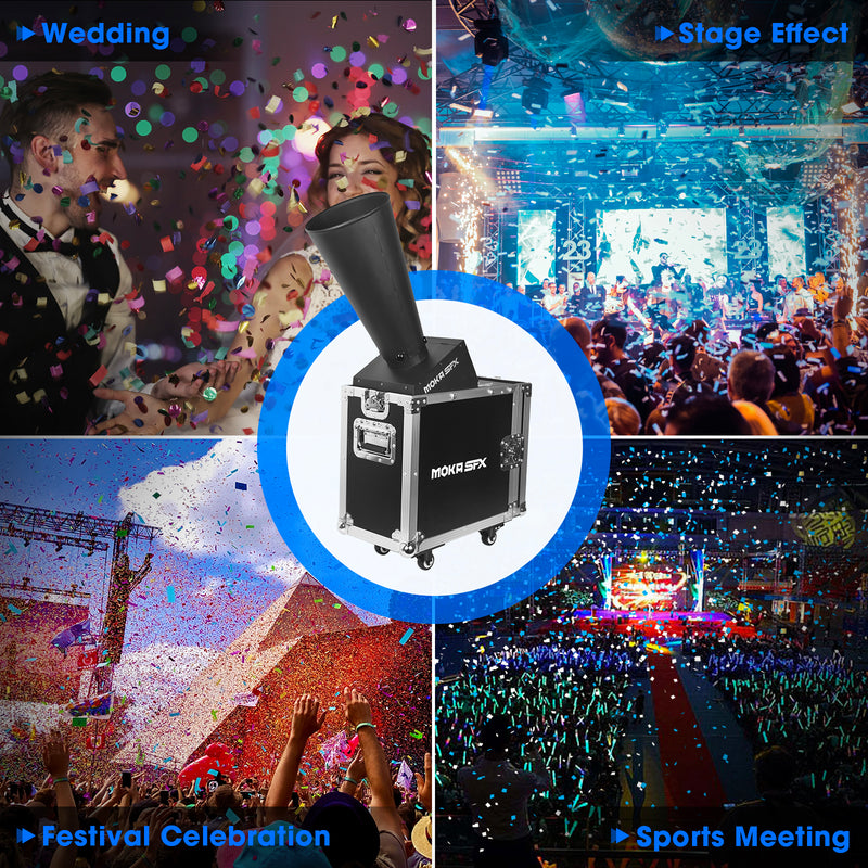 MOKA SFX MK-CN16 DMX MINI CO2 Confetti Cannon Machine