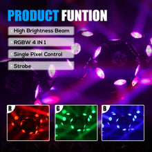 MOKA SFX 18Pcs Three Head DJ Moving Head Light