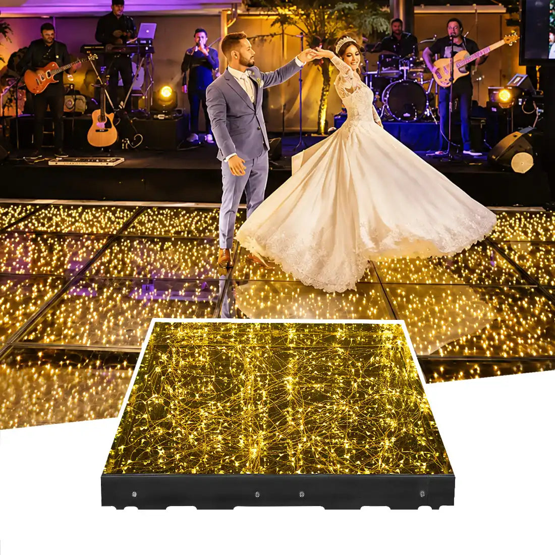 Gold LED Dance Floor