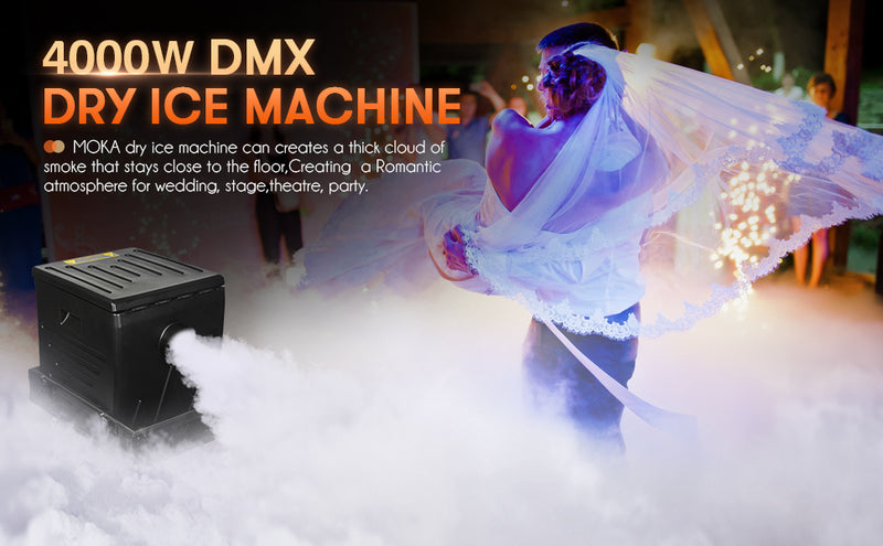 MOKA SFX H-D4000 MINI DMX Dry Ice Fog Machine
