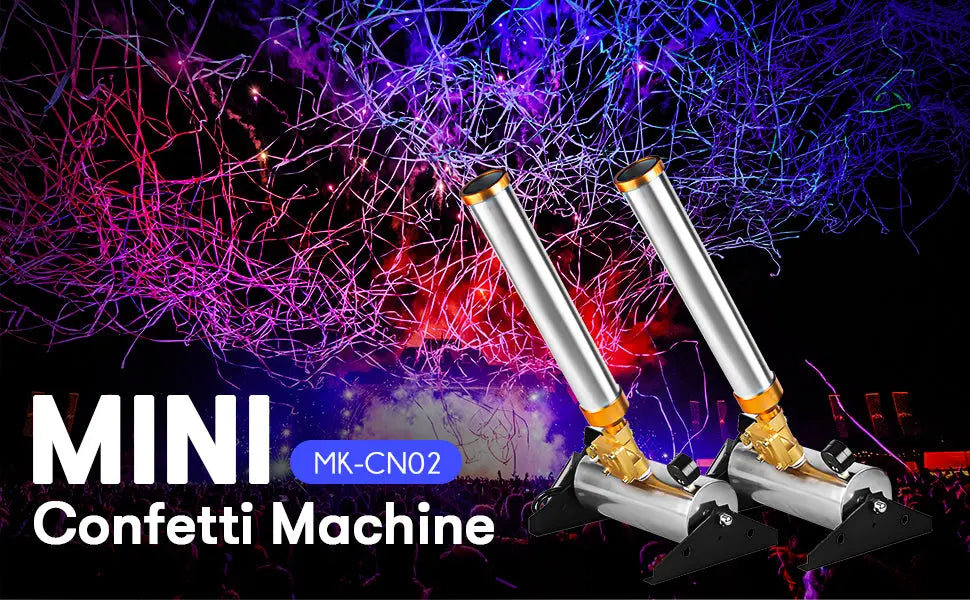 MOKA SFX MK-CN02 Remote Control Mini Streamer Air Confetti Cannon Machine MOKA SFX