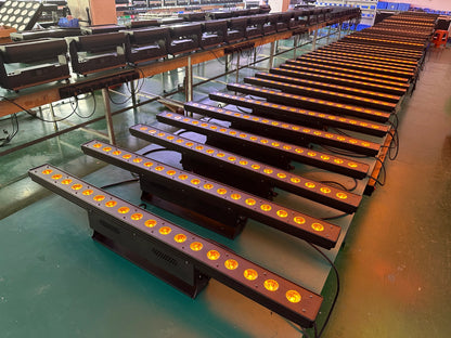 MOKA SFX 18x18W RGBWA+UV 6-in-1 LED Bar Light Indoor DMX Wash Light for Stage & Event