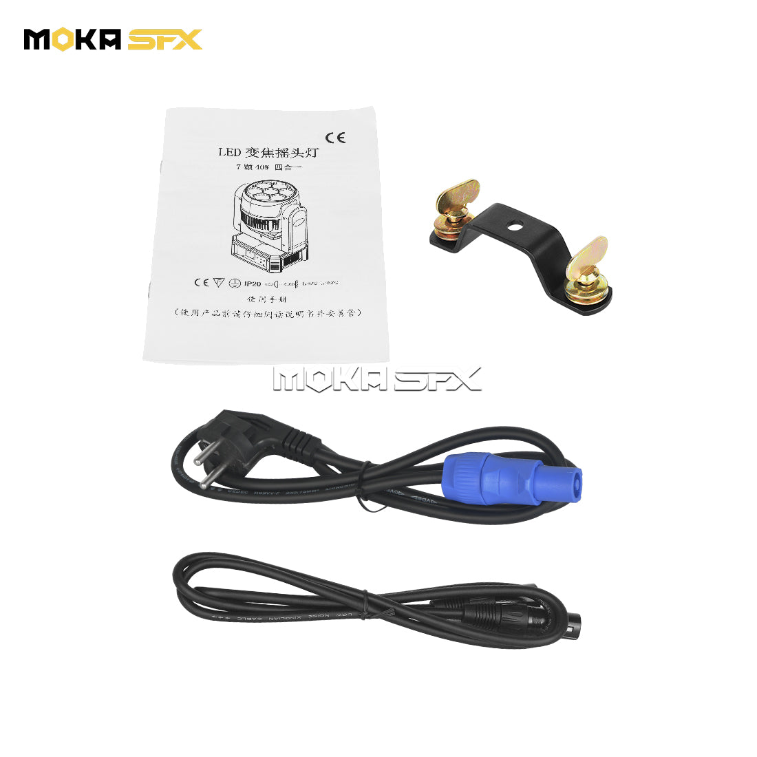 moka MOKA SFX EPL 7*40 mini B moving head wash light Zoom light