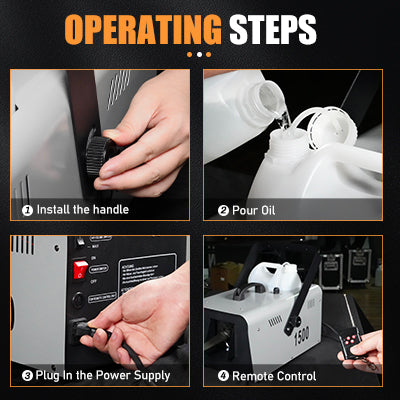 MOKA SFX MK-S02 1500W Remote Control Snow Mchine - MOKA SFX – MOKA SFX