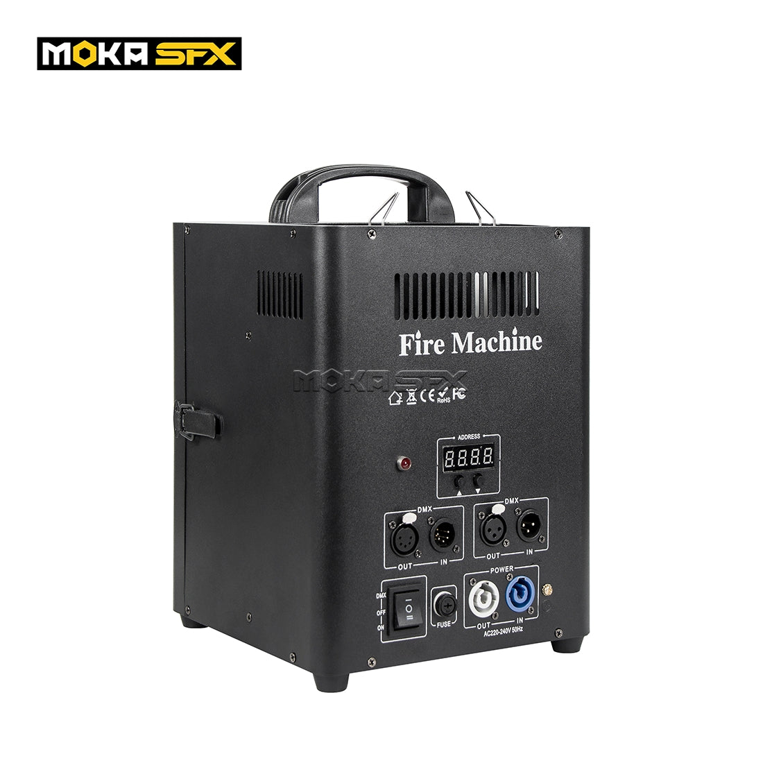 MOKA SFX H-E02 2-Head Single Shot Powerful Flame Machine