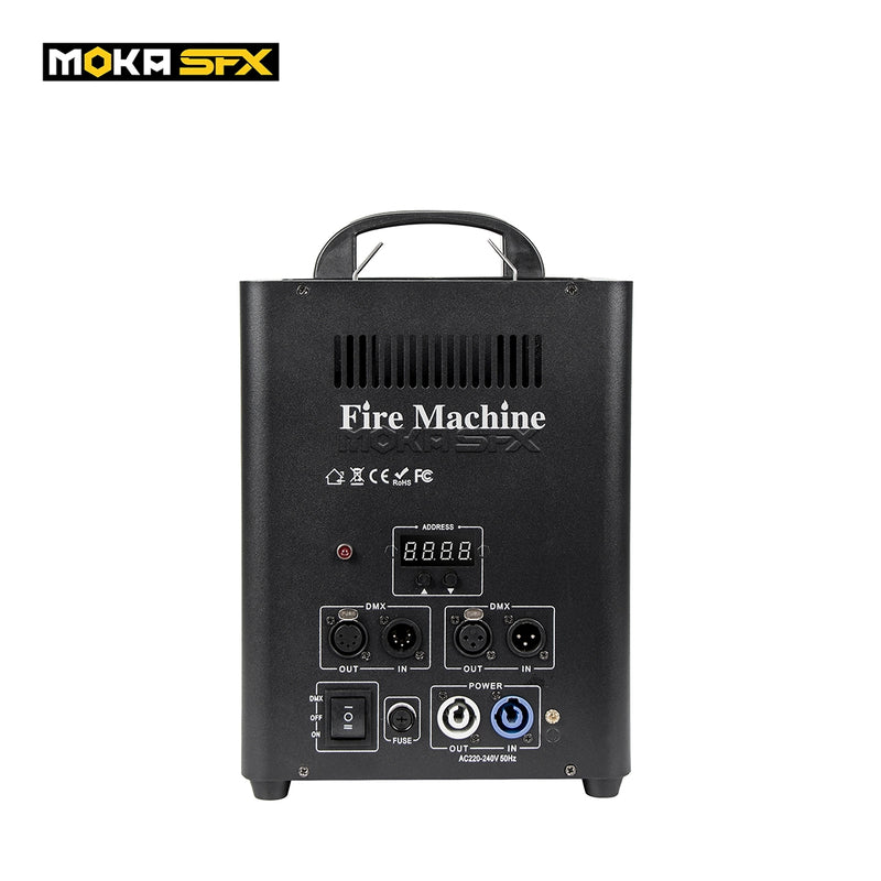 MOKA SFX H-E02 2-Head Single Shot Powerful Flame Machine