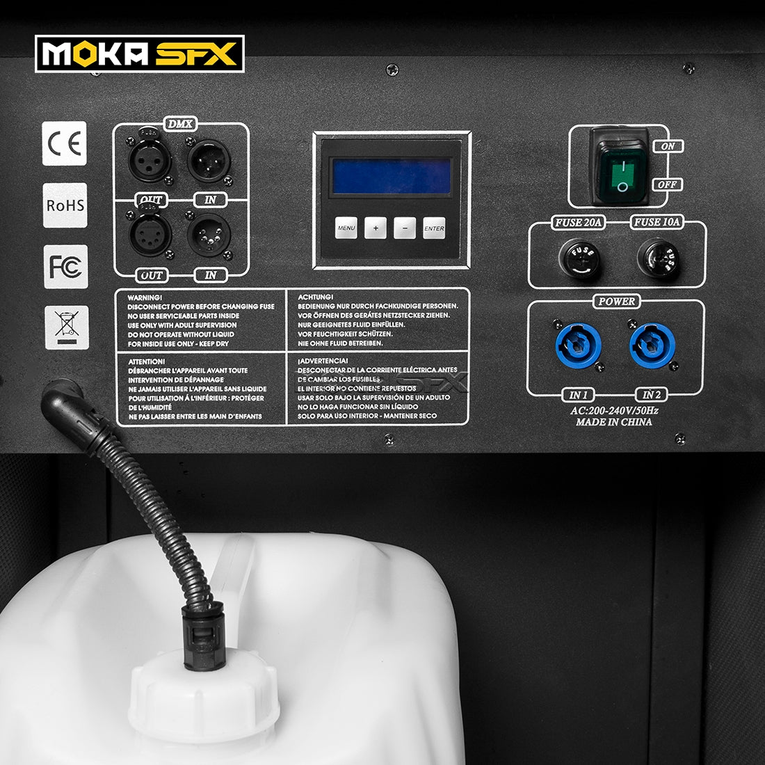 MOKA SFX H-F02 4200W Super Haze Outdoor Fog Machine