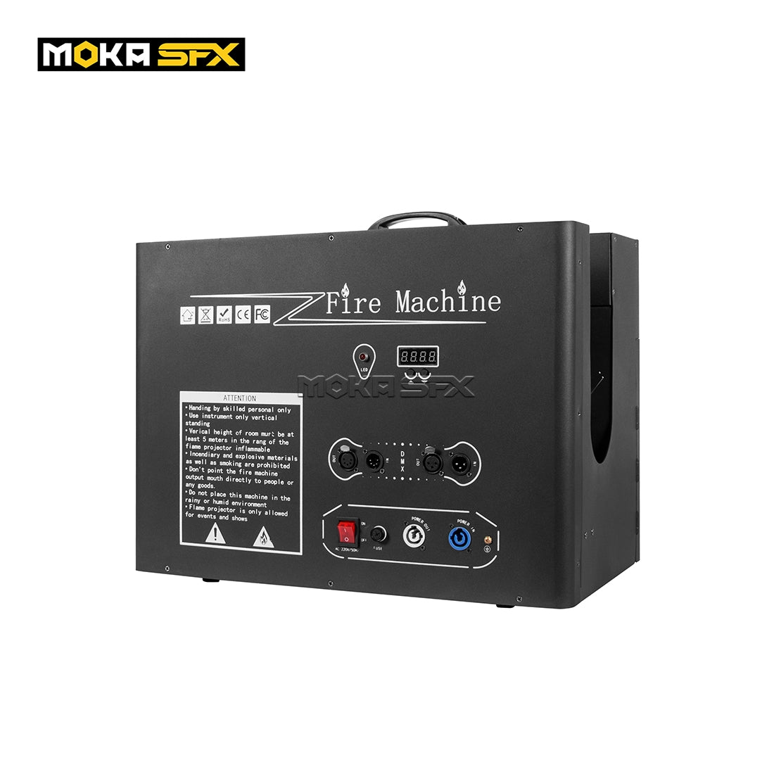 MOKA SFX H-E05 DMX Upgraded High Quality Flame Projector Machine
