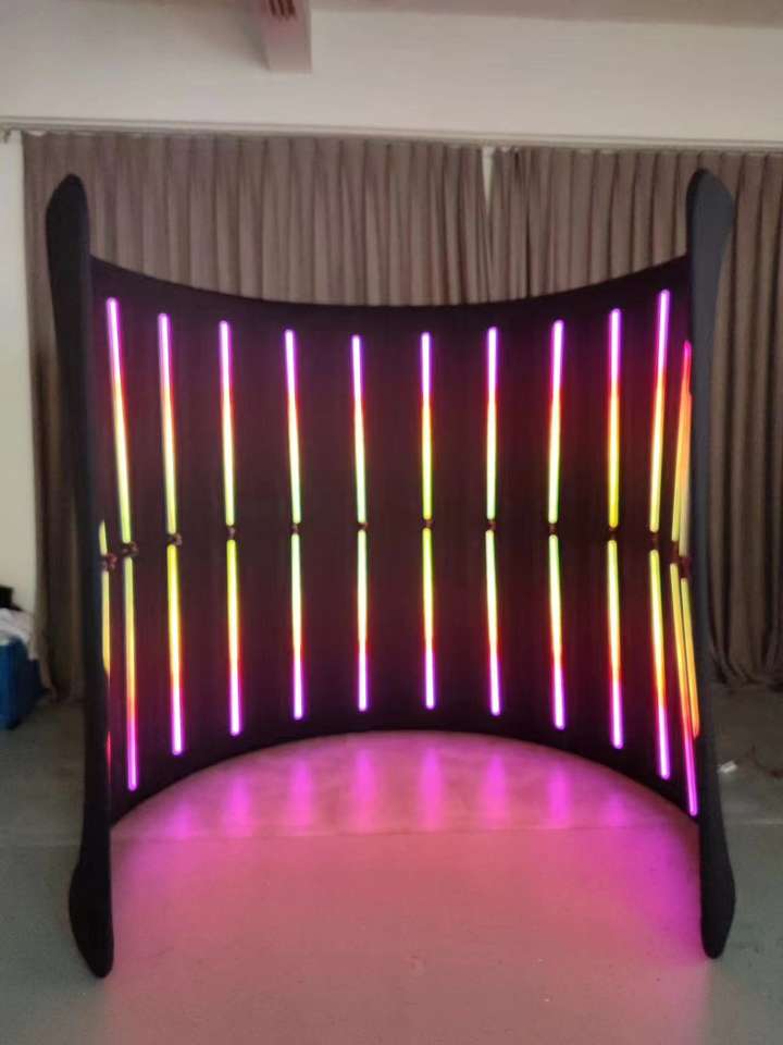 MOKA SFX 360 photo booth background 360 backdrop enclosure with LED lights