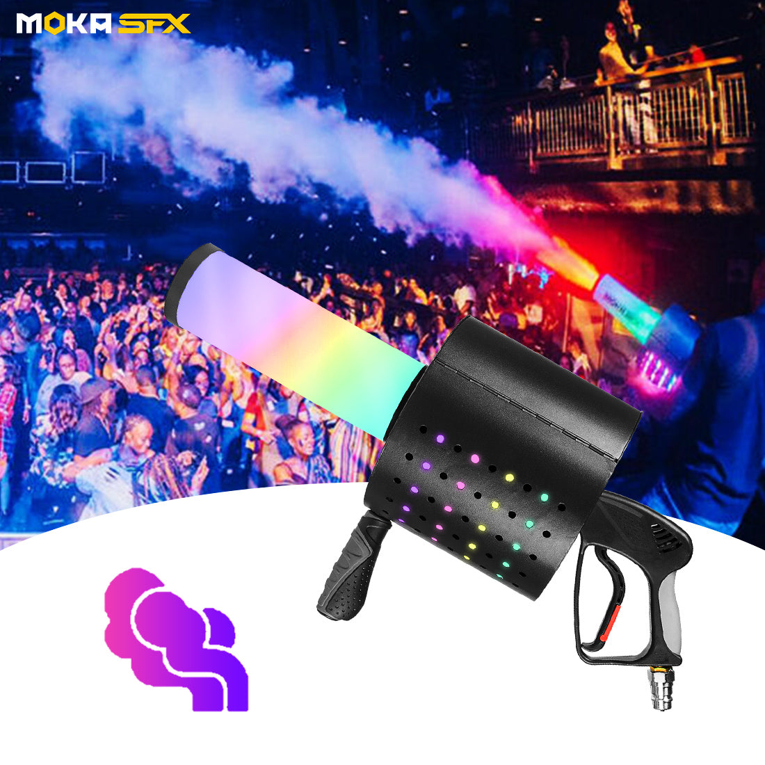 MOKA SFX MK-C05 LED Confetti Cannon Machine