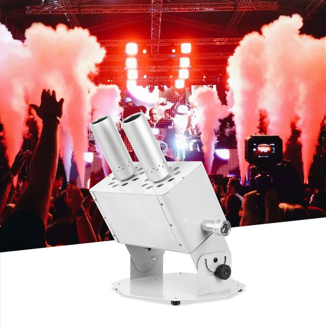MOKA SFX MK-C19 Dual-Barrel 18w Rgb 3 in 1 LED CO2 Jet Machine