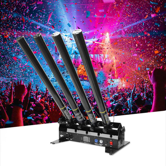 MOKA SFX MK-CN04 4-Head Confetti Launcher Machine
