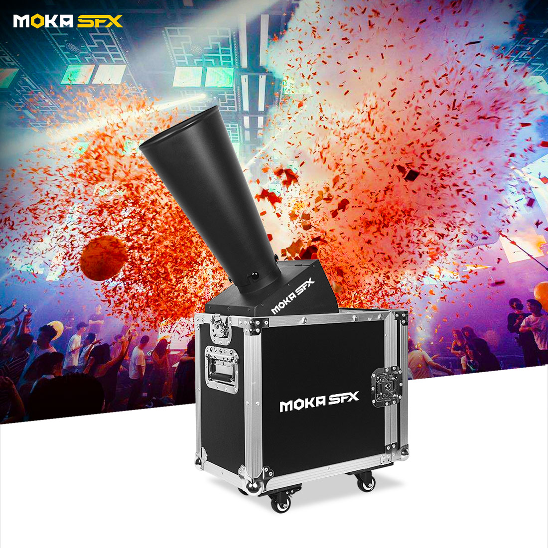 MOKA SFX MK-CN16 DMX MINI CO2 Confetti Cannon Machine