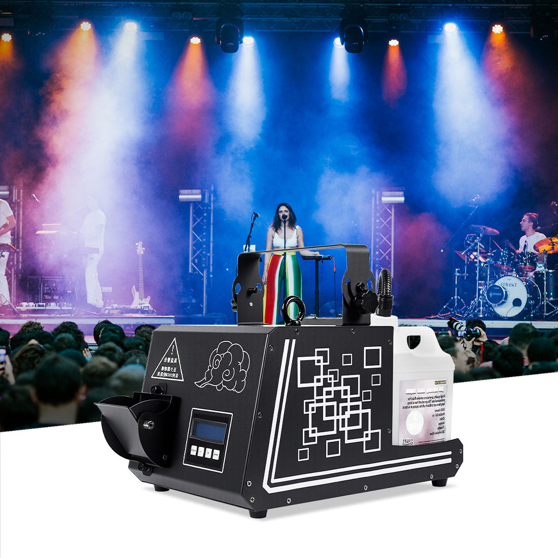 MOKA SFX MK-F11 1000W Mist Haze Máquina de humo