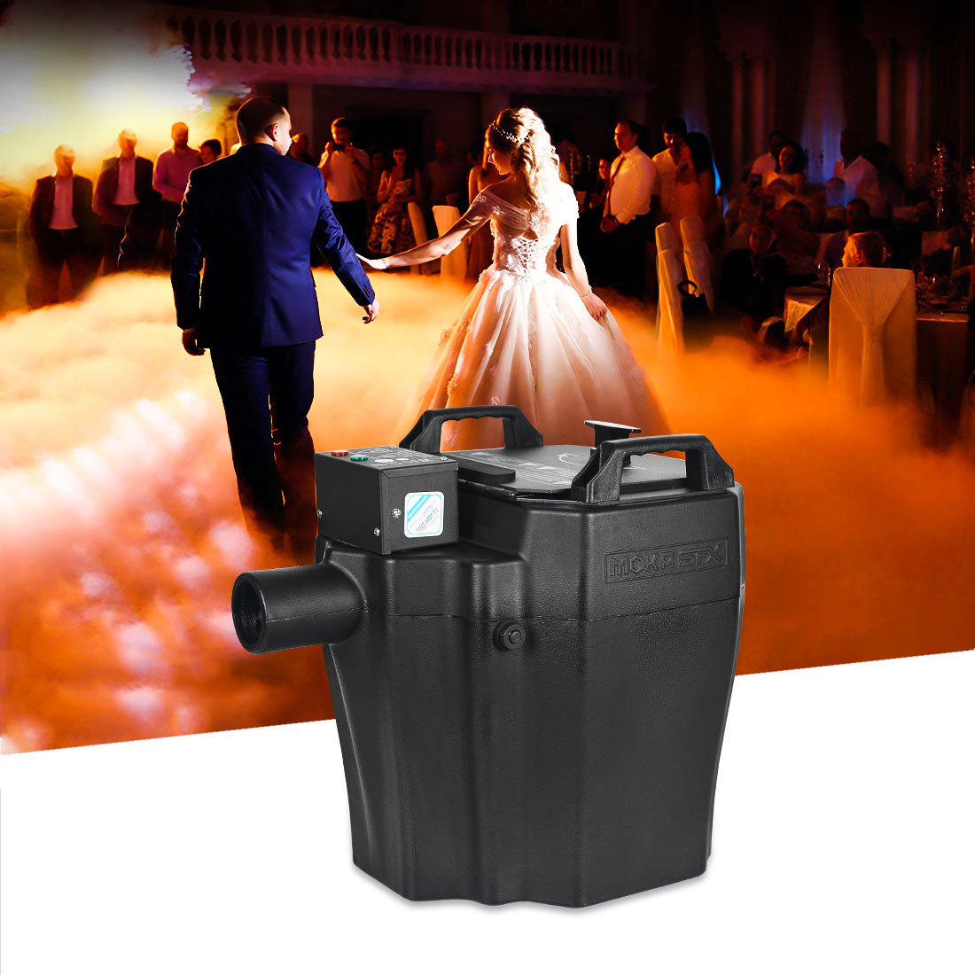 MOKA SFX MK-F13 3500W Low Lying Dry Ice Fog Machine portable fog