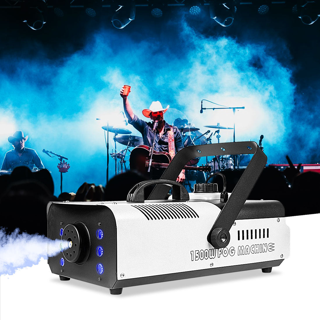 MOKA SFX MK-F16A 1500W Efectos especiales de la máquina de humo LED