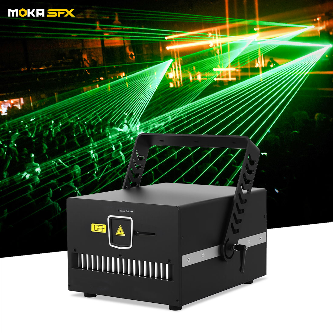 MOKA SFX MK-HLS30 30W Full-color Animated Laser with flight case