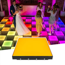 MOKA SFX MK-LD02 Rainbow Magnetic Interactive LED Dance Floor with Flight Case