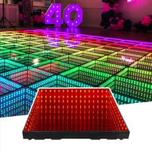 MOKA SFX MK-LD03 Mirror Infinity Abyss Magnetic 3D LED Dance Floor with Flight Case