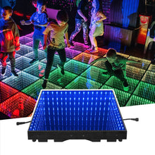 MOKA SFX MK-LD03 Dance Floor Stage Light with Flight Case Wired Infinite Abyss 3D LED Dance Floor with Flight Case