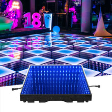 MOKA SFX MK-LD03 Dance Floor Stage Light with Flight Case Wired Infinite Abyss 3D LED Dance Floor with Flight Case