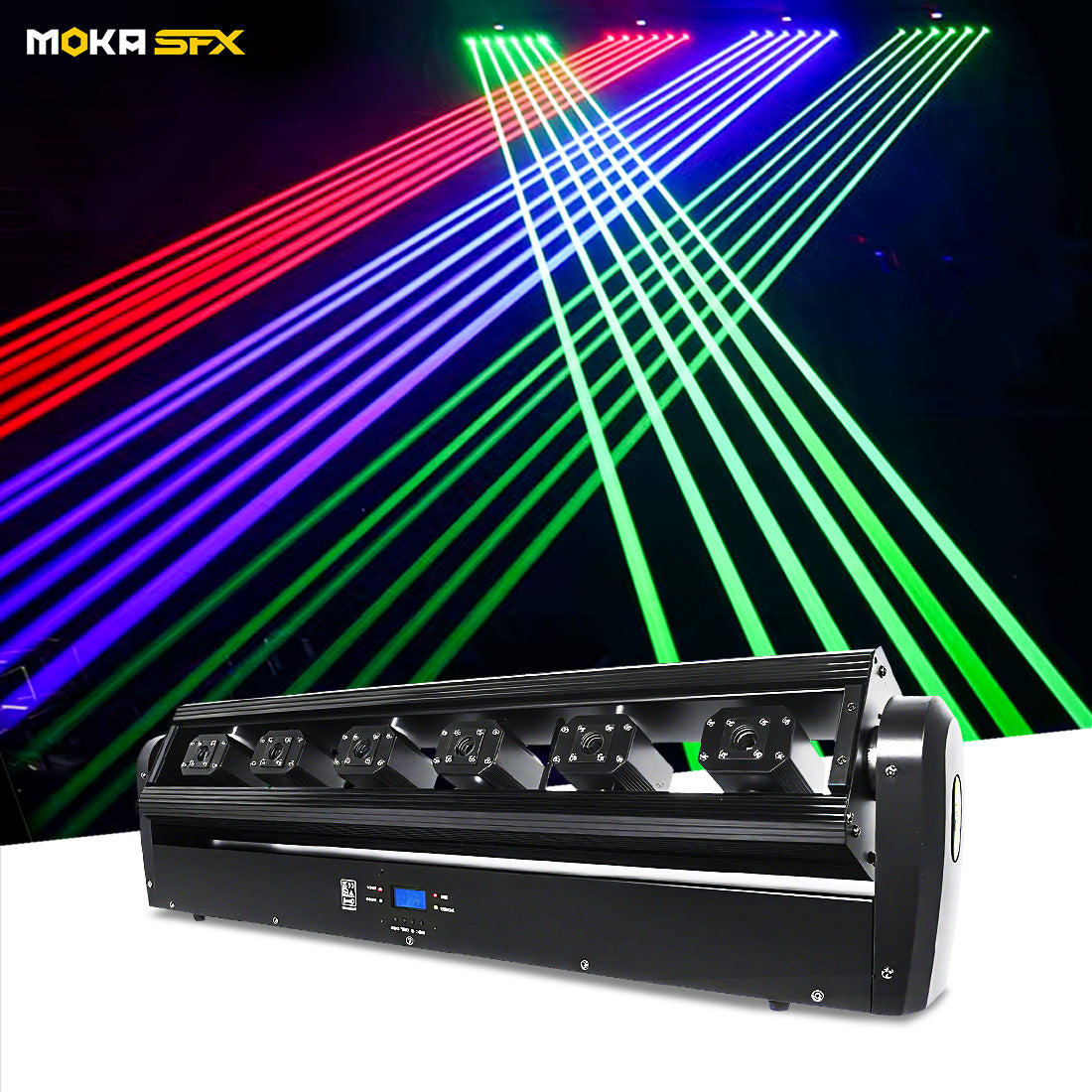アニメ REFLEX Levo Lution MOKA SFX MK-LS06 6-eye Swing Laser Light Projector - MOKA