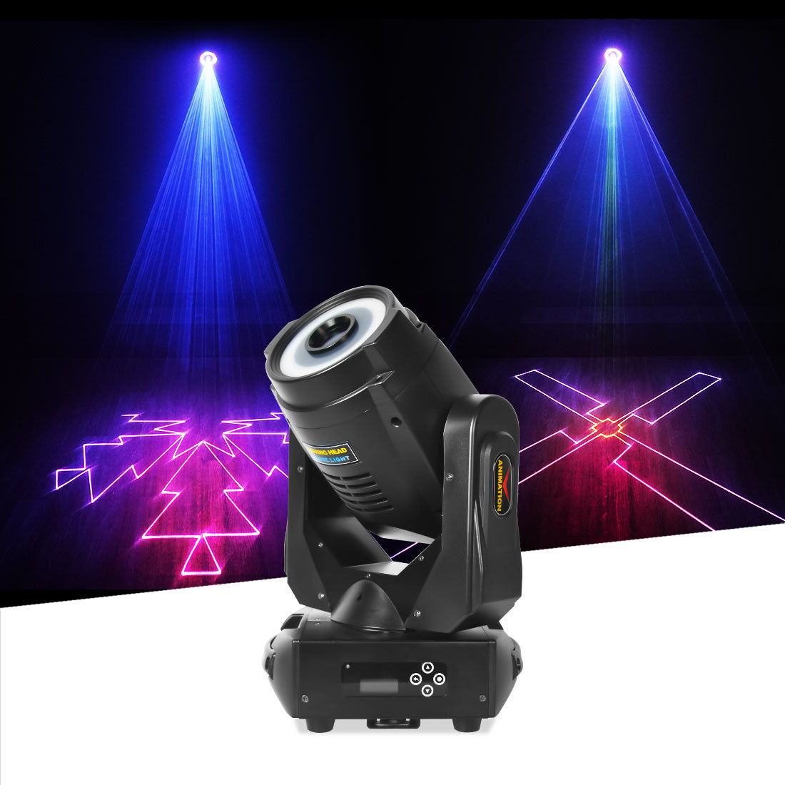 MOKA SFX MK-LS10 3W Moving Head Laser Light