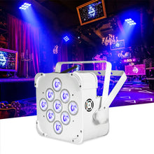 MOKA SFX P-03 Battery Wireless 9*18w RGBWA+UV 6 IN 1 White LED Par Cans