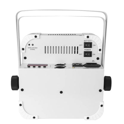 MOKA SFX P-03 Battery Wireless 9*18w RGBWA+UV 6 IN 1 White LED Par Cans