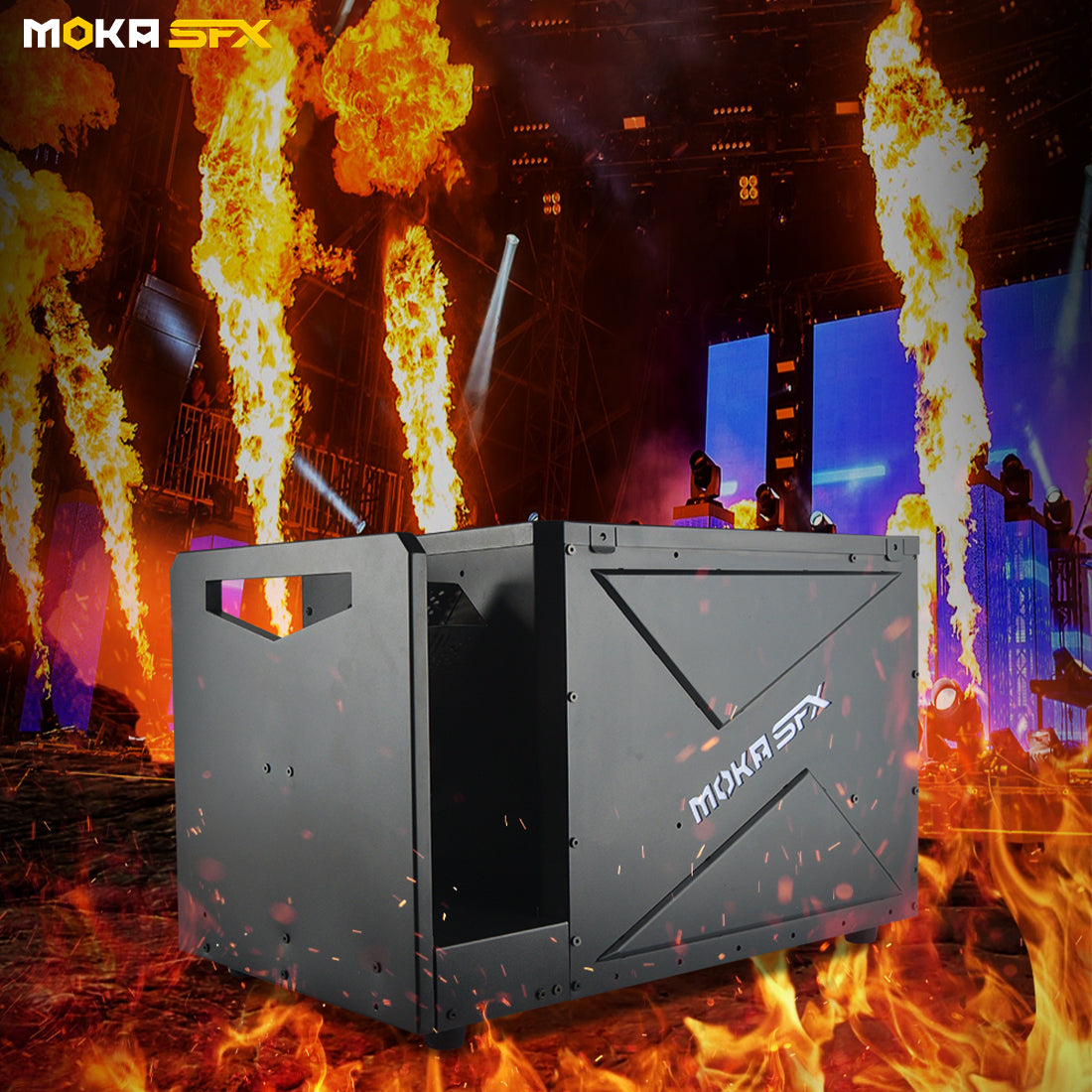 MOKA SFX PF-1800 Wave Flame Machine