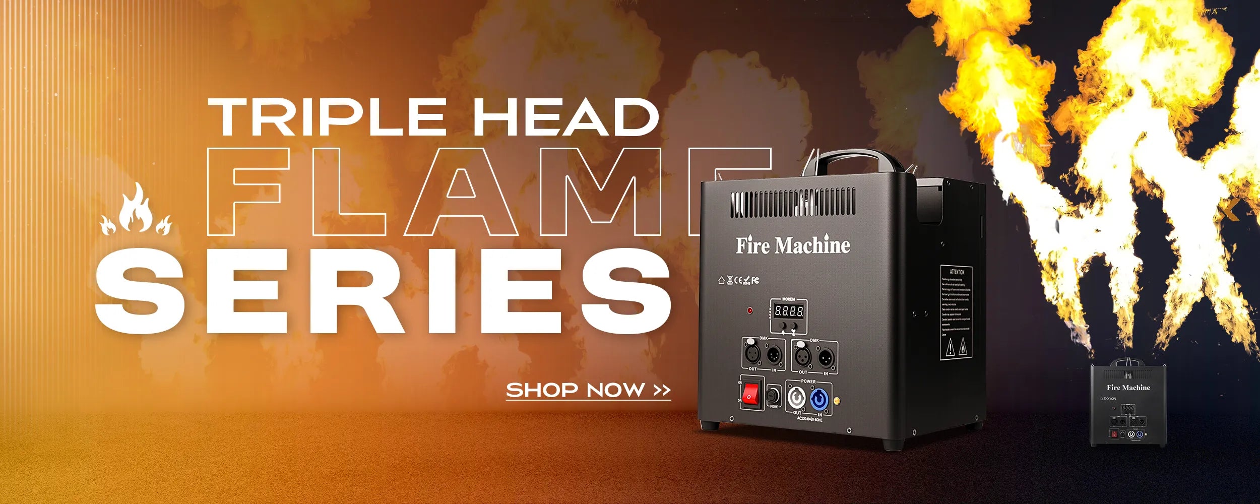 Fire flame machine