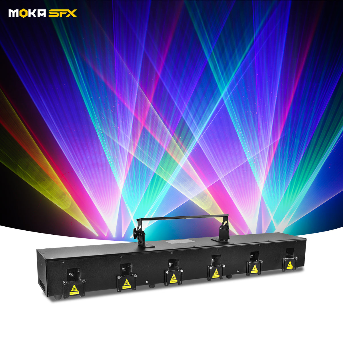 Sfx Color MOKA SFX MK-LS09 6 Eye Full Color Animation Laser Lights - MOKA SFX ...