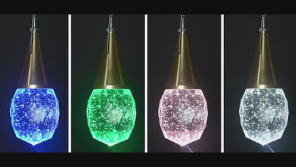 MOKA SFX MK-LB08 RGBW DMX Kinetic LED Teardrop Crystal Ball