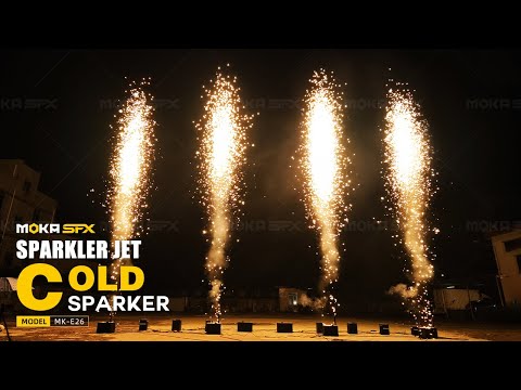 MOKA SFX MK-E26 New Cold Spark Jet Up to 10m Flash Effects – MOKA SFX