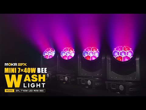 MOKA SFX EPL 7*40 mini B moving head wash light Zoom light – MOKA SFX