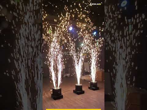 Dual Spray Spin Cold Spark Machine MK-E18 | MOKA SFX – MOKA SFX