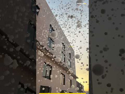 MOKA SFX MK-B12 4-Wheel LED Smoke Bubble Machine Metal Body