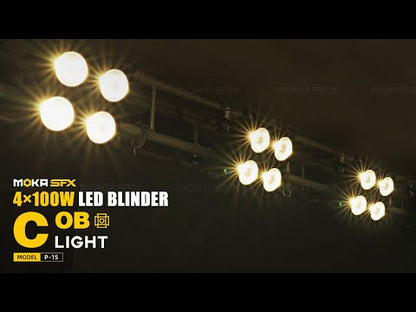 MOKA SFX P-15/P-19 Combinable 4-eye 4*100W 2 IN 1/3 IN 1 RGB LED COB Audience Light