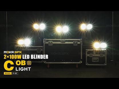MOKA SFX P-05 2-Eye 2x100W 2 IN 1 Led Par Light Cob Light
