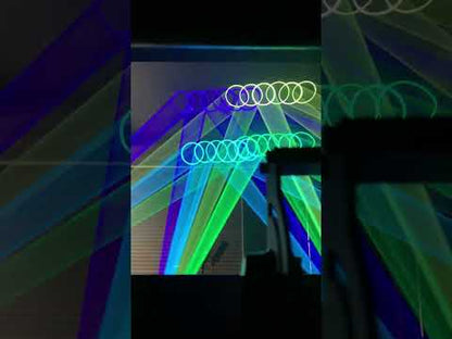 MOKA SFX MK-LS09 Luces láser de animación a todo color de 6 ojos