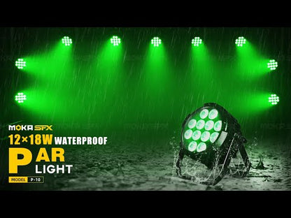 MOKA SFX P-10 12*18W 6 IN 1 DMX Waterproof Par Light