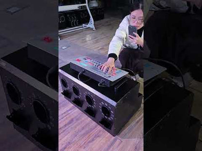 MOKA SFX MK-B12 4-Wheel LED Smoke Bubble Machine Metal Body