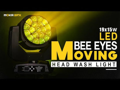 MOKA SFX 19x15W Bee Eyes K10 Moving Head Light