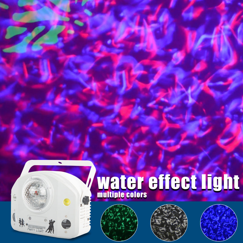 MOKA SFX Water Wave Light DJ Professional Laser Projector Stage Show Led Lighting Disc Pattern Light