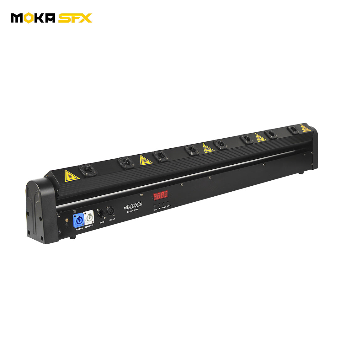 MOKA SFX MK-LS08 8 Eyes RGB Full Color/ Red Moving Head Laser Light