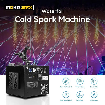 MOKA SFX MK-E12 Wireless Remote Control Cold Spark Hanging Fountain Machine MOKA SFX