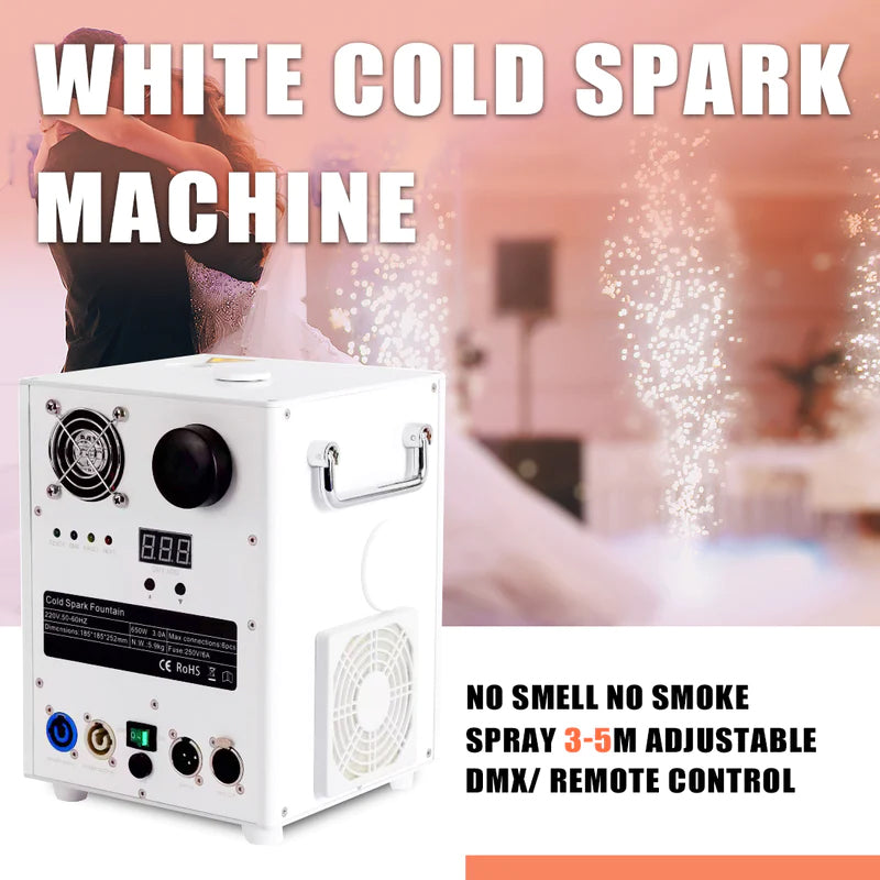 MOKA SFX MK-E11A 750W Cold Spark Machine（White）